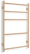 Wieszak na ręczniki z drewna dębowego Wireworks Towel Rail Wallbar