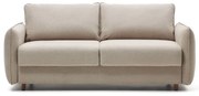 Beżowa rozkładana sofa 185 cm Carlota – Kave Home