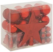 Zestaw ozdób choinkowych, 44 elementy