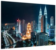 Obraz - Noc w Kuala Lumpur (70x50 cm)