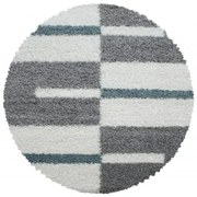 Dywan Shaggy Gala turkus 80 cm x 80 cm koło