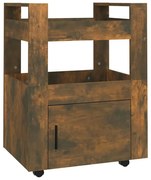 Regał kuchenny na kółkach dąb przydymiony A5-G94