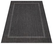 Dywan zewnętrzny Relax ramka czarny 60 cm x 100 cm