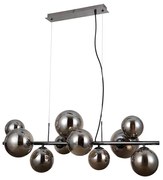 ITALUX PND-406007-10A-BCR - Żyrandol na lince CANELLO 10xG9/5W/230V czarny