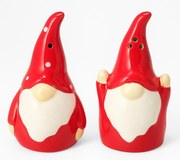 Solniczka i pieprzniczka YULORA cermiczne gnomy