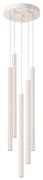 Sollux SL.1516 - Żyrandol na lince PASTELO 5xG9/8W/230V kremowy