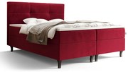 Czerwone łóżko kontynentalne 6 rozmiarów T0-L53