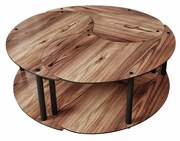 Zestaw stolików konferencyjnych Yin Yang Walnut, 3 szt.