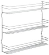Ścienny stalowy organizer na przyprawy – Metaltex