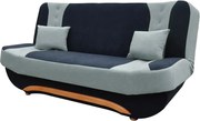 Sofa rozkładana z funkcją spania EWA II czarna/szara ELTAP