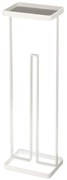Biały stojak na papier toaletowy z półeczką YAMAZAKI Tower