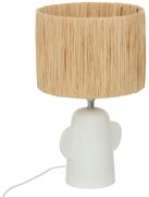 Ceramiczna lampa stołowa z kloszem RAIA, 42 cm