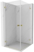 Mexen Lunar-B Duo kabina prysznicowa uchylna 70 x 70 cm, transparent, złota - 832-070L-070P-50-00
