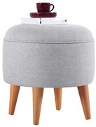 Pufa PIXI, średnica 40 cm, szara