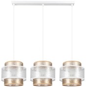 Żyrandol na lince GABI 3xE27/60W/230V złoty/biały