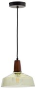 Zielono-naturalna lampa wisząca ze szklanym kloszem ø 40 cm Silex – Kave Home