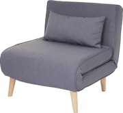 Fotel rozkładany MCW-D35,  jasnoszary