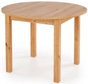 Skandynawski Okrągły Stół Rozkładany Dąb Artisan K9-M42