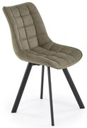 Krzesło tapicerowane K549 oliwkowe HALMAR