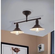 Eglo 49824 - Żyrandol na pręcie STOCKBURY 2xE27/60W