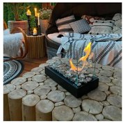 Kratki GALINA/TUV - BIO kominek GALINA 21,8x35,4 cm 1kW czarny