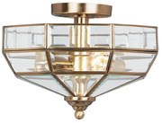Elstead OLD-PARK-AB - Lampa sufitowa OLD PARK 2xE27/60W/230V mosiądz
