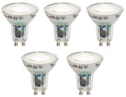 Zestaw 5 inteligentnych żarówek LED GU10 50mm przezroczystych 4,8W 400 lm 1800-6500K