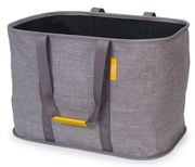 Szary tekstylny składany kosz na pranie 55 l Hold-All Max – Joseph Joseph