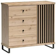Komoda z lamelami na nóżkach H4-A67