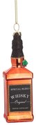 Szklana ozdoba świąteczna wykonana ręcznie 12 cm Whisky Bottle – Sass &amp; Belle