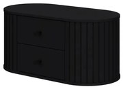 Szafka pod umywalkę VENEZIA 2S 95cm czarny mat HALMAR