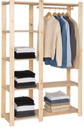 Regał drewniany na ubrania L5-W54