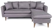 Jasnoszara sofa 215 cm Sofia – Balcab Home