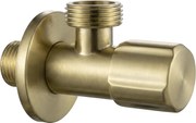 Zawór kątowy 02 1/2" x 3/4" Złoty szczotkowany