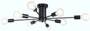 Lampa sufitowa metalowa loft cylinder wisząca AT43-8SZ-Czarna