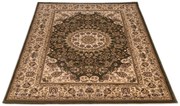 Dywan klasyczny Venezia Ornament zielono-kremowy 80 cm x 150 cm