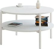 Biały okrągły stolik kawowy Z2-N77