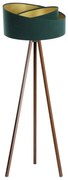 Lampa stojąca GALAXY 1xE27/60W/230V zielona/wenge