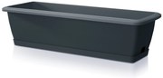 Skrzynka balkonowa z podstawką Respana Easy Care 59x19x14 cm antracyt PROSPERPLAST