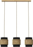 3-częściowa lampa wisząca czarny 70x70x120 morten