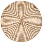 Naturalny okrągły dywan z juty ø 100 cm Natur – Casa Selección