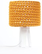 Lampa stołowa COTTON WOOD zółta BPS KONCEPT