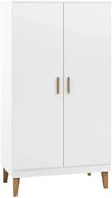 Skandynawska biała szafa dla dziecka W5-P86