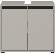 Szara szafka pod umywalkę 63x55 cm Lemont – Germania