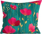 Bawełniana poszewka na poduszkę VIVIDELLE POLY 45x45 cm, zielona