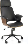 Nowoczesny fotel biurowy Weber z oparciem ze sklejki