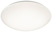 Biała okrągła lampa sufitowa LED Trio Putz, średnica 40 cm