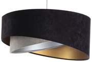 Czarno-szara asymetryczna lampa wisząca - 6X EX992 W1-L85