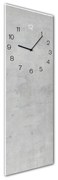 Zegar ścienny Styler Glassclock Concrete, 20x60 cm