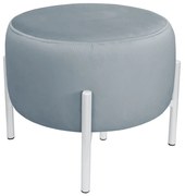 Pufa OLA LOFT ławka podnóżek metal biała BL06